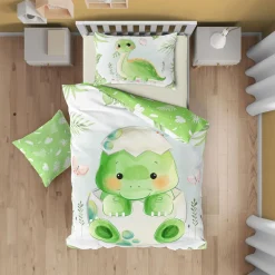 Discount Faro Pościel bawełniana PRZYTULAKI DINO 100x135 cm