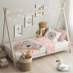 Dzieci Faro Pościel Dla Dzieci|Pościele^Pościel bawełniana PRZYTULAKI KOALA 100x135 cm
