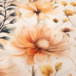 Outlet Faro Pościel bawełniana w kwiaty NATURAL BOHO 160x200 cm