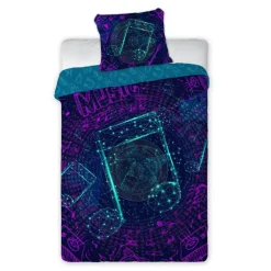 Best Faro Pościel młodzieżowa NUTY 3D FLUO 160x200 cm
