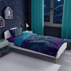 Best Faro Pościel młodzieżowa NUTY 3D FLUO 160x200 cm