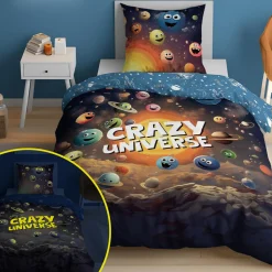 Dzieci inny Pościel Dla Dzieci|Pościele^Pościel świecąca w ciemności CRAZY FLUO 140x200 cm