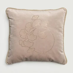 Clearance inny Poduszka dekoracyjna różowo-złota FLOWERS 60x60 cm