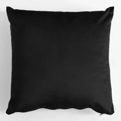 Clearance Estetica Poduszka dekoracyjna welurowa czarna VELVIO 45x45 cm