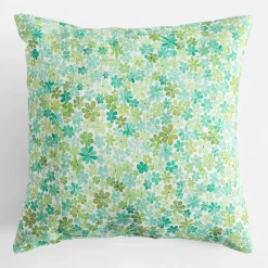 Best inny Poduszka w zielone kwiaty RITA 45x45 cm