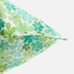 Best inny Poduszka w zielone kwiaty RITA 45x45 cm