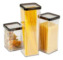 Outlet ROTHO Pojemnik do żywności wysoki LOFT czarny 1,5 l