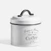 Best inny Pojemnik kuchenny biały COFFEE 13 cm