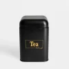 inny Pojemniki Na Żywność^Pojemnik kuchenny czarny TEA 19 cm