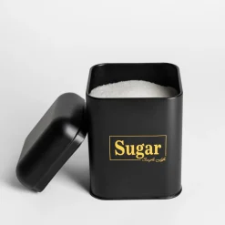 New inny Pojemnik kuchenny czarny SUGAR 19 cm