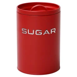 inny Pojemniki Na Żywność^Pojemnik kuchenny na cukier czerwony SUGAR