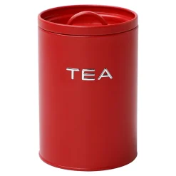 inny Pojemniki Na Żywność^Pojemnik kuchenny na herbatę czerwony TEA