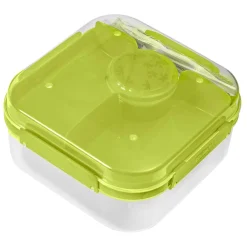 Dzieci Podróże|Jedzenie I Picie^Pojemnik lunchbox z przegródkami zielony LIDO 1,6l
