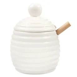 Hot Pojemnik na miód z pokrywką i czerpakiem 11,5 cm