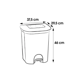 Discount KEEEPER Pojemnik na śmieci z pedałami TORGE 2x11l