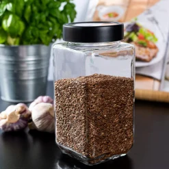 Hot inny Pojemnik szklany na produkty sypkie 1 l