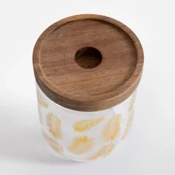 Discount inny Pojemnik szklany z akacjową pokrywą 495 ml