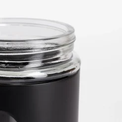 inny Pojemnik szklany z metalową pokrywką czarny 1000 ml