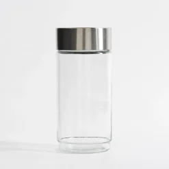 inny Pojemniki Na Żywność^Pojemnik szklany z metalową pokrywką 1000 ml