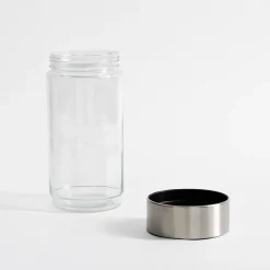 inny Pojemniki Na Żywność^Pojemnik szklany z metalową pokrywką 1000 ml