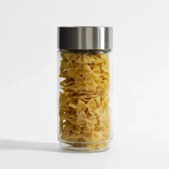 inny Pojemniki Na Żywność^Pojemnik szklany z metalową pokrywką 1000 ml