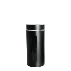 Online inny Pojemnik szklany z metalową pokrywką czarny 1400 ml