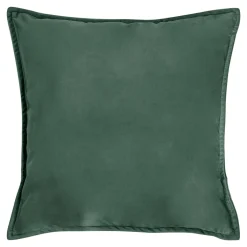 Best Estetica Poszewka welurowa z motywem roślinnym zielona HERBS 45x45 cm