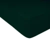 Online Darymex Prześcieradło z gumką butelkowa zieleń FROTTE 90x200 cm