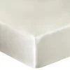 Best Darymex Prześcieradło z satyny bawełnianej z gumką krem 220x200 cm