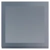 Qubik Fronty Przeszklone^Przeszklony front drzwi PIANO PLUS 60x59,6 szary stalowy mat