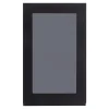 Qubik Fronty Przeszklone^Przeszklony front drzwi PIANO PLUS 60x98 czarny mat