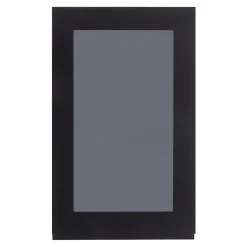 Qubik Fronty Przeszklone^Przeszklony front drzwi PIANO PLUS 60x98 czarny mat