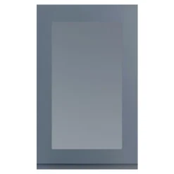Discount Qubik Przeszklony front drzwi PIANO PLUS 60x98 szary stalowy mat