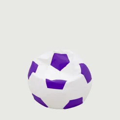 Clearance Puf piłka biało-fioletowy SPORT L