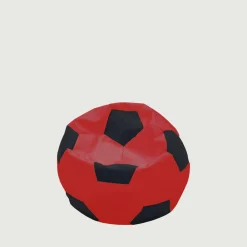 Sale Puf piłka czerwono-czarny SPORT M