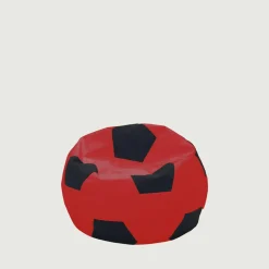 Sale Puf piłka czerwono-czarny SPORT M