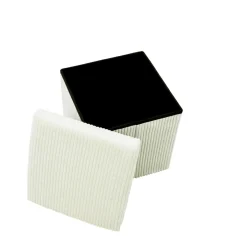 Outlet Puf składany biały 38 cm