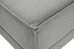 Clearance Puf tapierowany szary TERRA