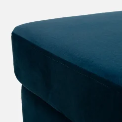 inny Pufy I Podnóżki^Puf wypoczynkowy niebieski CARY