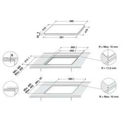 WHIRLPOOL Płyty Kuchenne^Płyta indukcyjna WS Q7360 NE