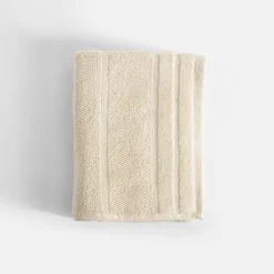 Hot Ręcznik bawełniany kremowy TABBY 50x90 cm