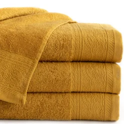 Ręczniki|Ręczniki^Ręcznik bawełniany musztardowy MASSIMO 70x140cm