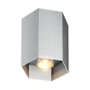 Zumaline Reflektor natynkowy o geometrycznym kształcie kolor aluminium POLYGON CL 1L