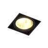 Clearance Zumaline Reflektor podtynkowy czarny ONEON DL 50-1
