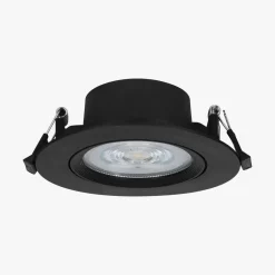 LED-POL Spoty Wpuszczane^Reflektor spot podtynkowy okrągły czarny ORO ZUMA LED R 9W CCT-W
