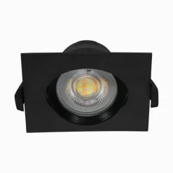 Best LED-POL Reflektor spot podtynkowy kwadratowy czarny ORO ZUMA LED S 5W CCT-W