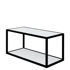 Qubik Regały I Półki^Regał KAMPO 79,7 cm + komplet białych półek INSIDE