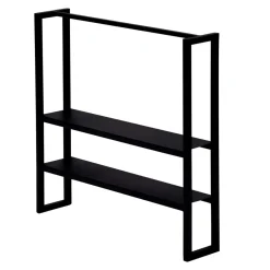 Best Regał nadstawny na przyprawy czarny metal KAMPO 60 cm