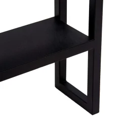 Best Regał nadstawny na przyprawy czarny metal KAMPO 60 cm