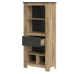Clearance Regał rustykalny z szufladą RAPALLO